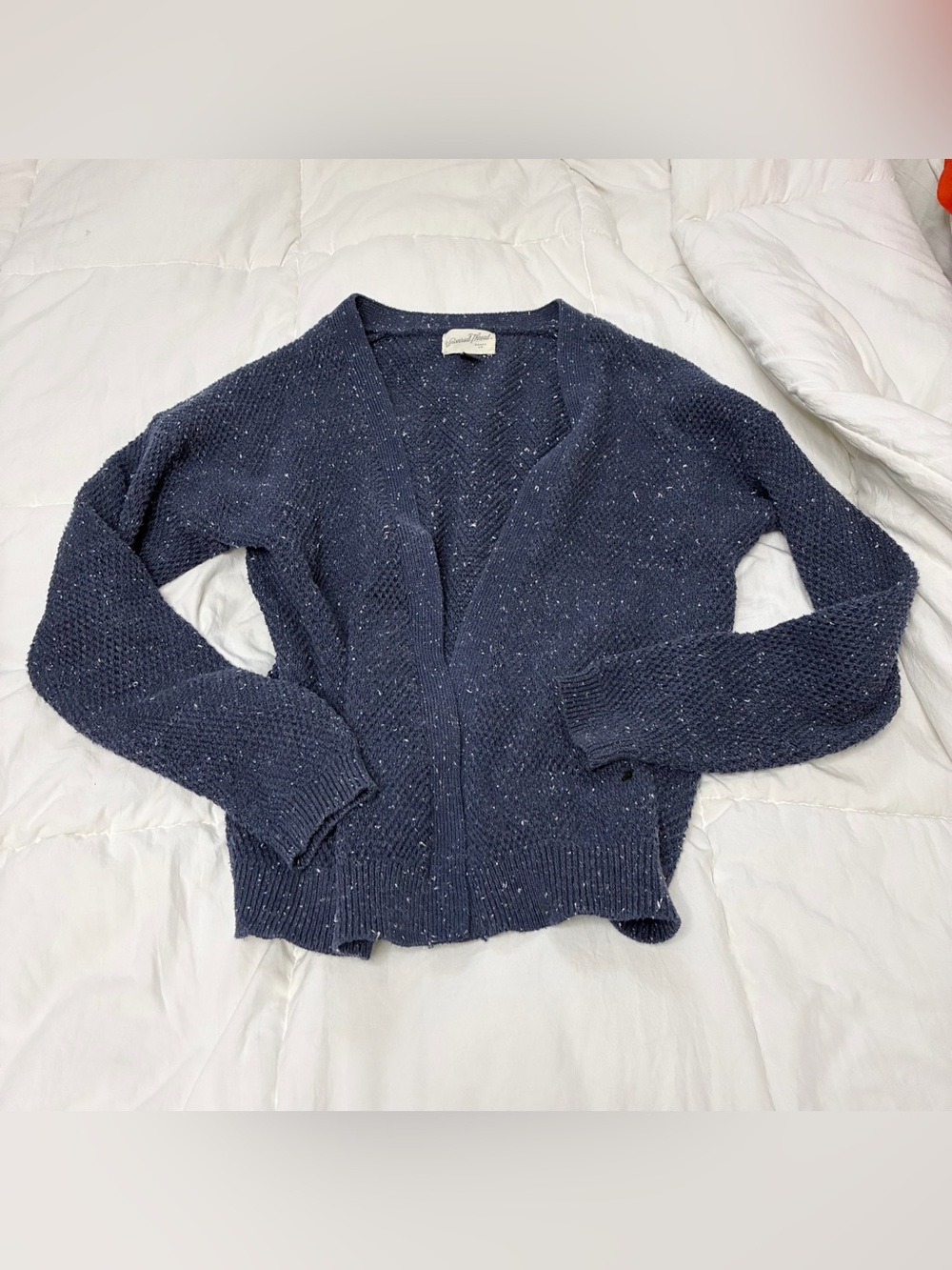 Universal Thread Speckled Blue Cardigan Sweater